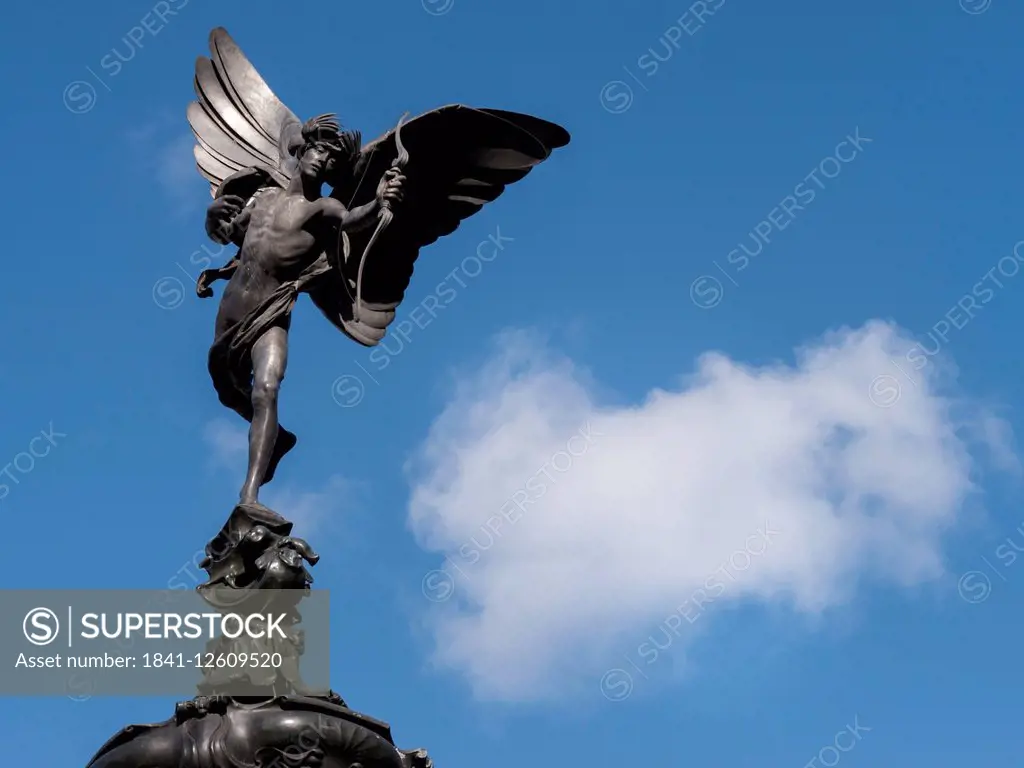 Eros in Piccadilly Circus, London, UK
