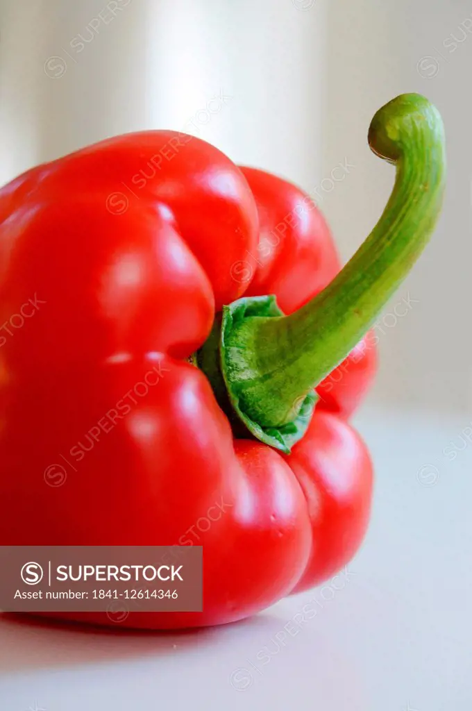 Close-up of a red pepper.