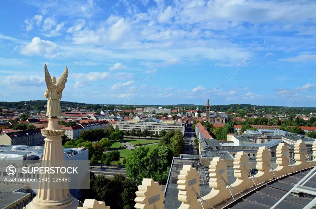 View from the Nicolai Chruch, Potsdam, Brandenburg, Germany