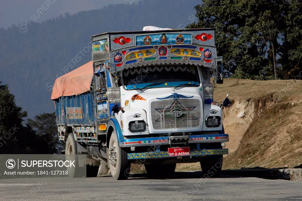 Truck, Bhutan, Asia