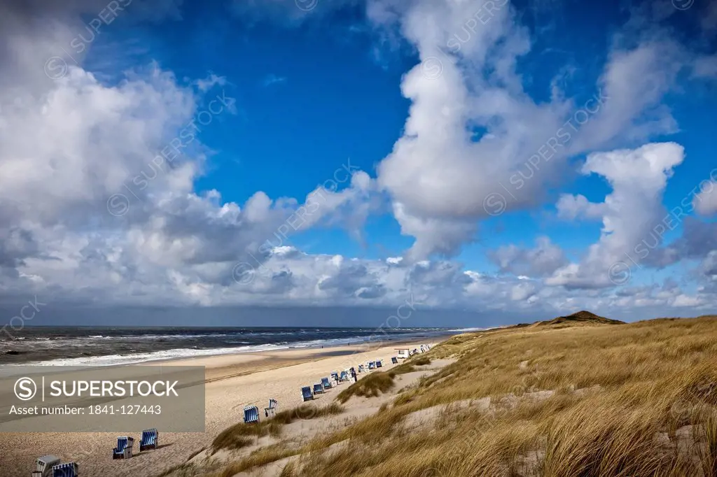 Beach of Sylt Island North of Kampen, Schleswig-Holstein, Germany