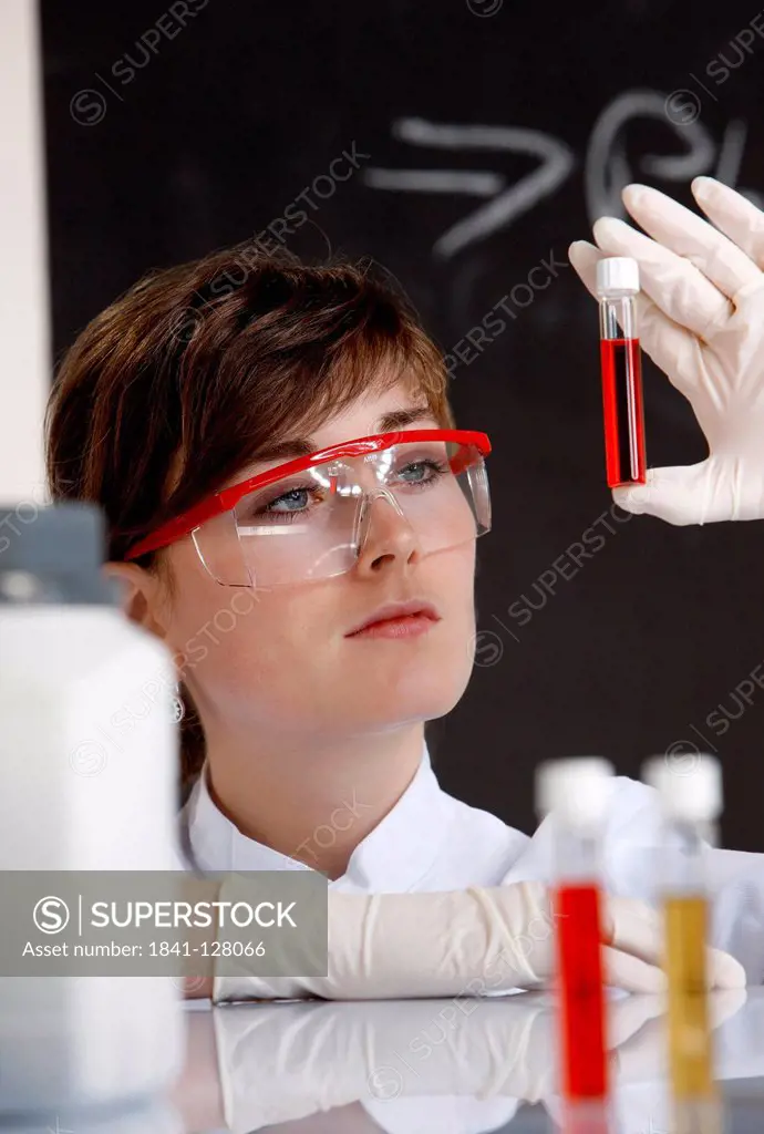 Female Student in the Laboratory