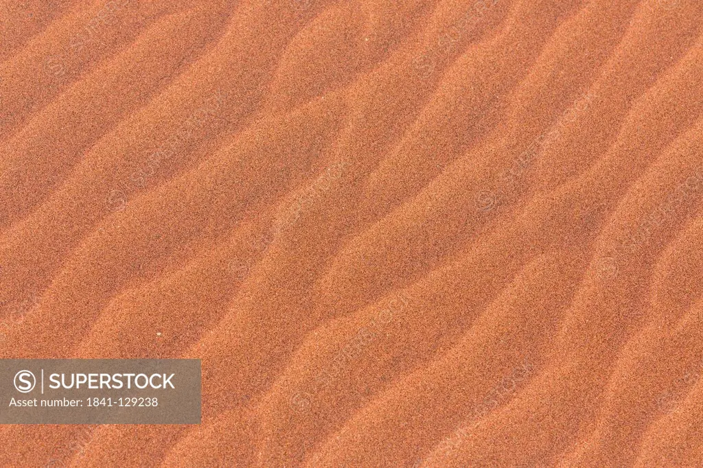 Sand structures in desert