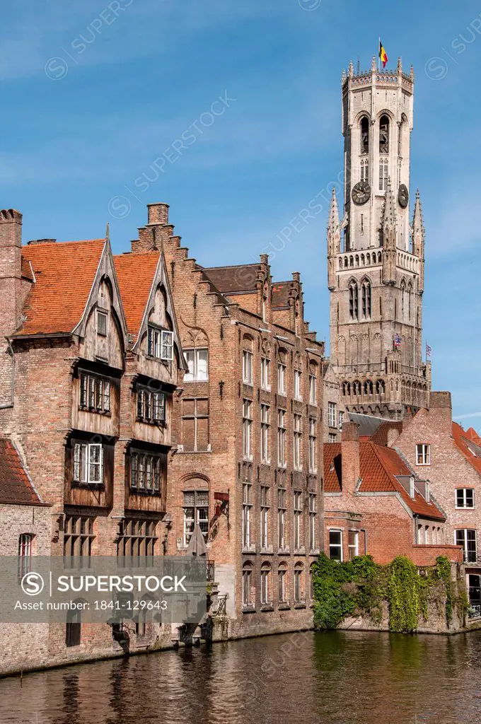 Houses and belfry, Bruges, Belgium
