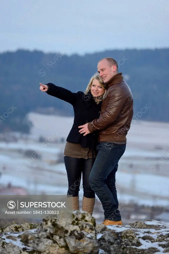 Headline: Young couple, Upper Palatinate, Germany, Europe