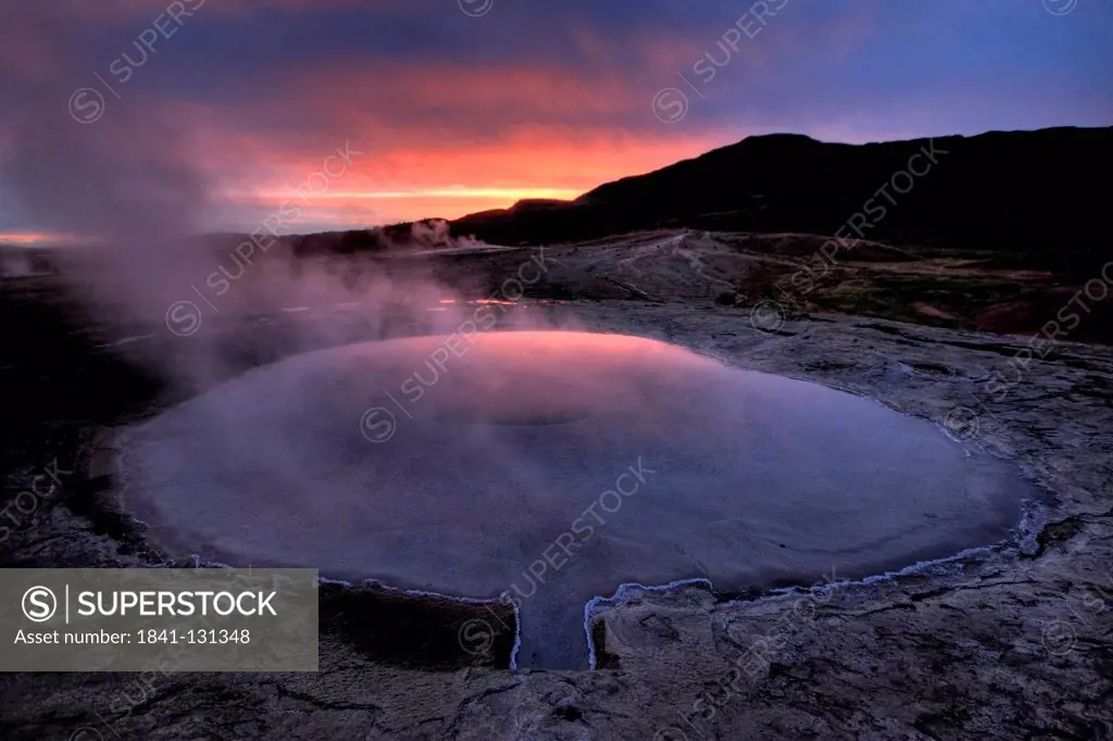 Headline: The Great Geysir, Haukadalur, Iceland, Europe