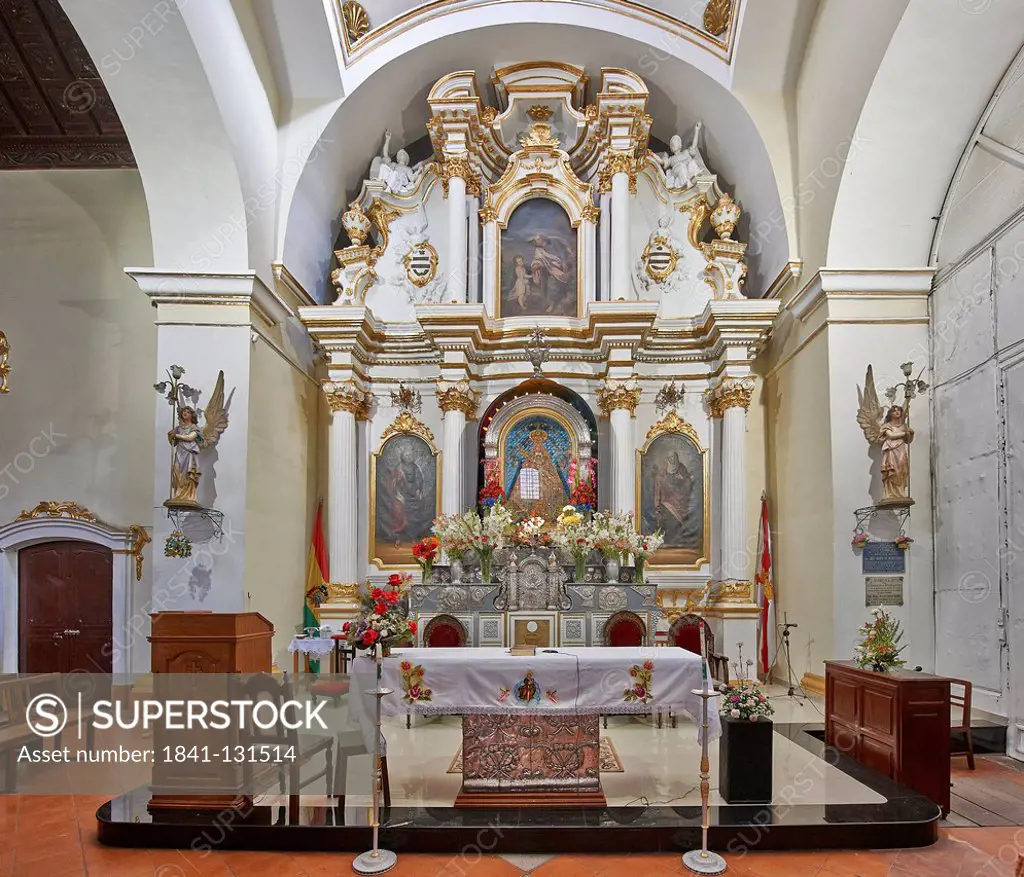 Headline: Chapel Capilla Virgen de Guadalupe, Sucre, Bolivia