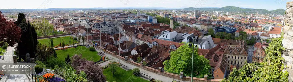 Headline: Old town of Graz, Styria, Austria