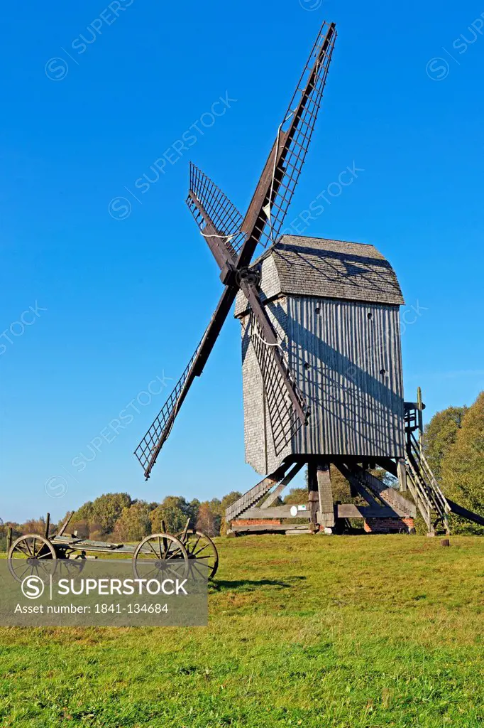 Post mill, Dudensen, Lower Saxony, Germany, Europe