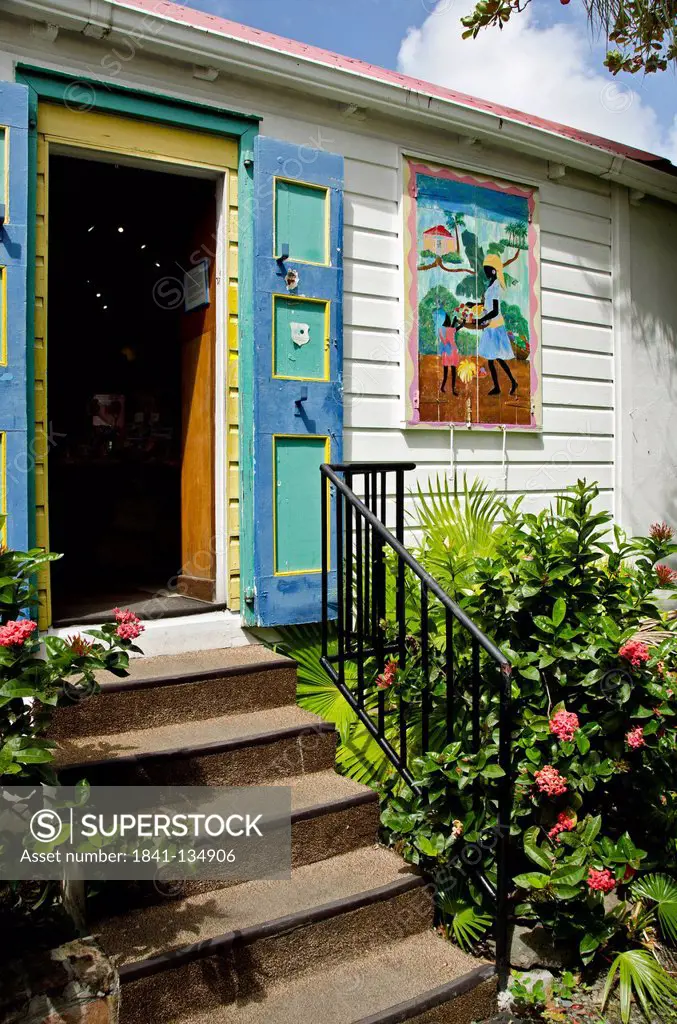 Spice shop, Road Town, Tortola, Lesser Antilles, the Caribbean, America