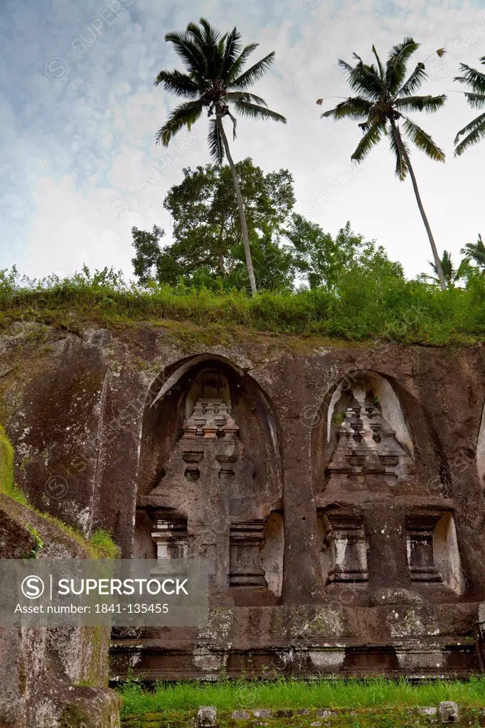 The Candis of the Temple Gunung Kawi on Bali, Indonesia