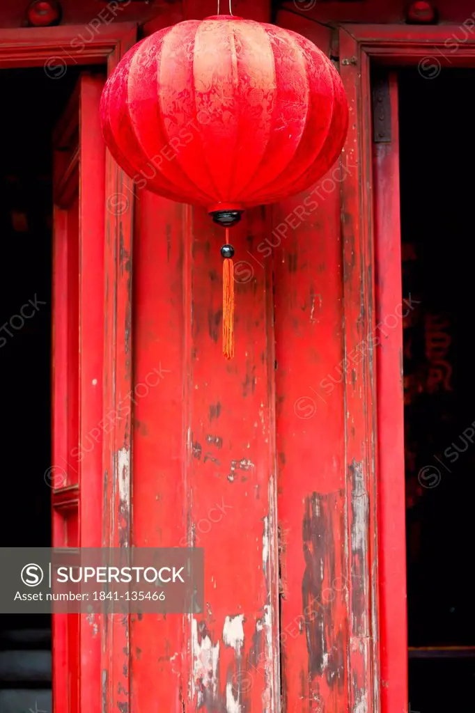Chinese Lantern in the Temple of the Jade in Hanoi, Vietnam