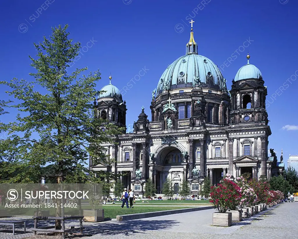Facade of church, Berlin Cathedral, Berlin, Germany