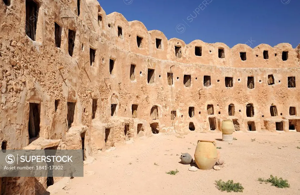 Berber Granary Qasr al_Hadj, Libye, North Africa, Africa