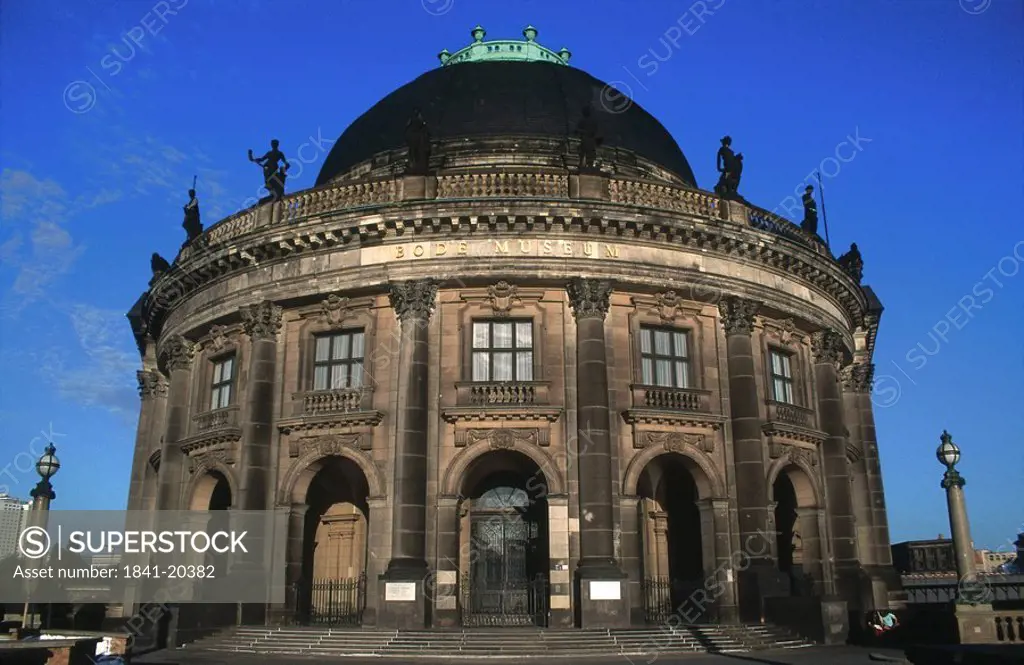 Facade of museum building, Bode Museum, Museum Island, Berlin, Germany