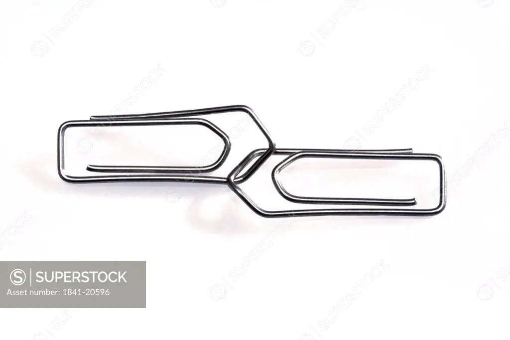 Close_up of paper clips