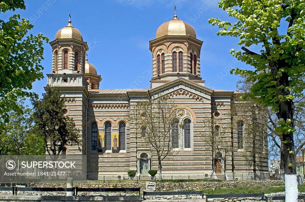 Facade of church, Constanta, Romania