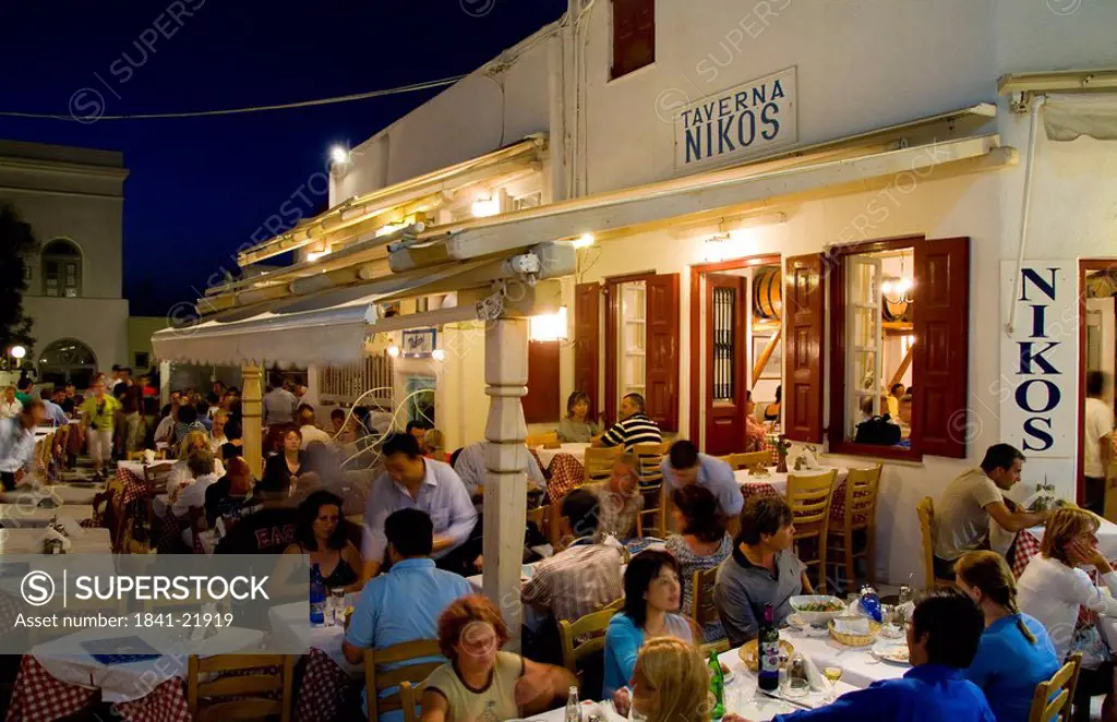 Taverna Nikos, cyclades, Greece