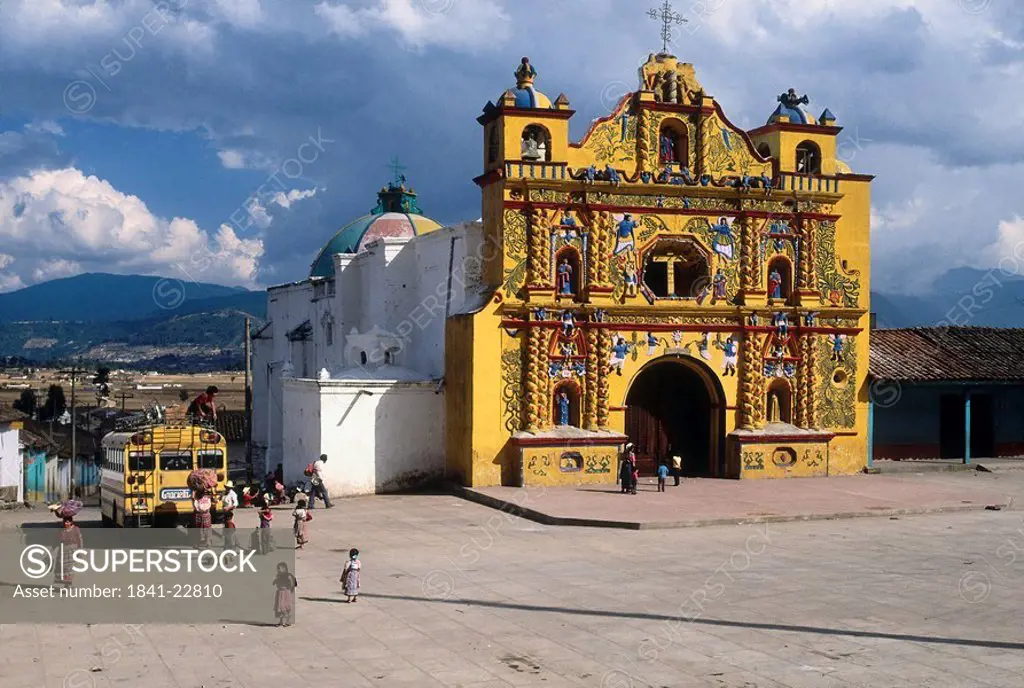 Facade of church, Guatemala, South America