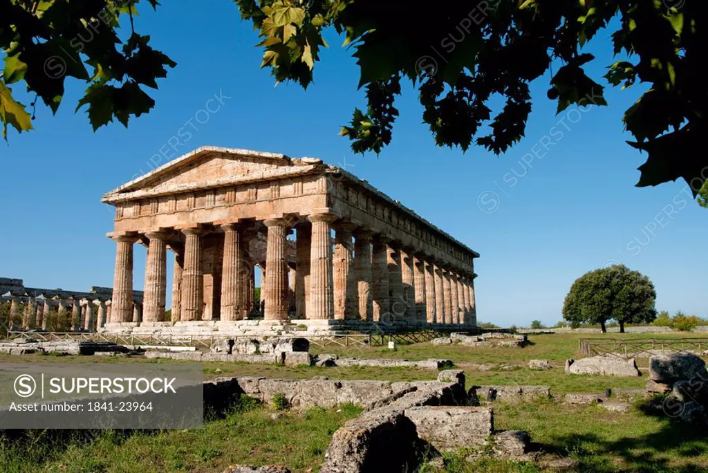 Hera temple, Paestum, Campania, Italy, Europe