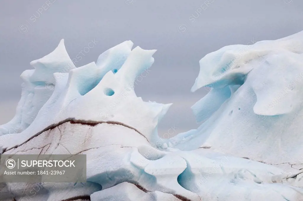 Ice mountain in arctic ocean, Norway, Europe