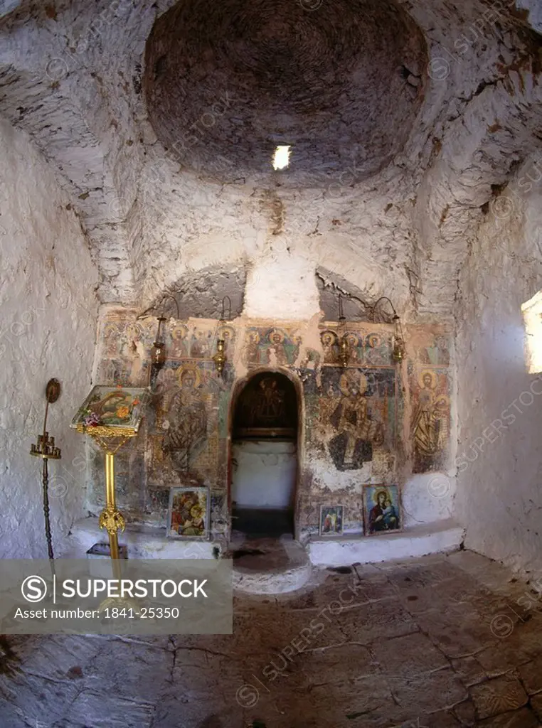 Altar of church, Peloponnes, Greece