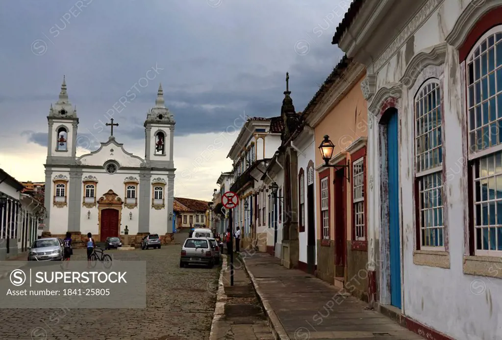 View of a church in Sao Joao del Rei, Minas Gerais, Brazil