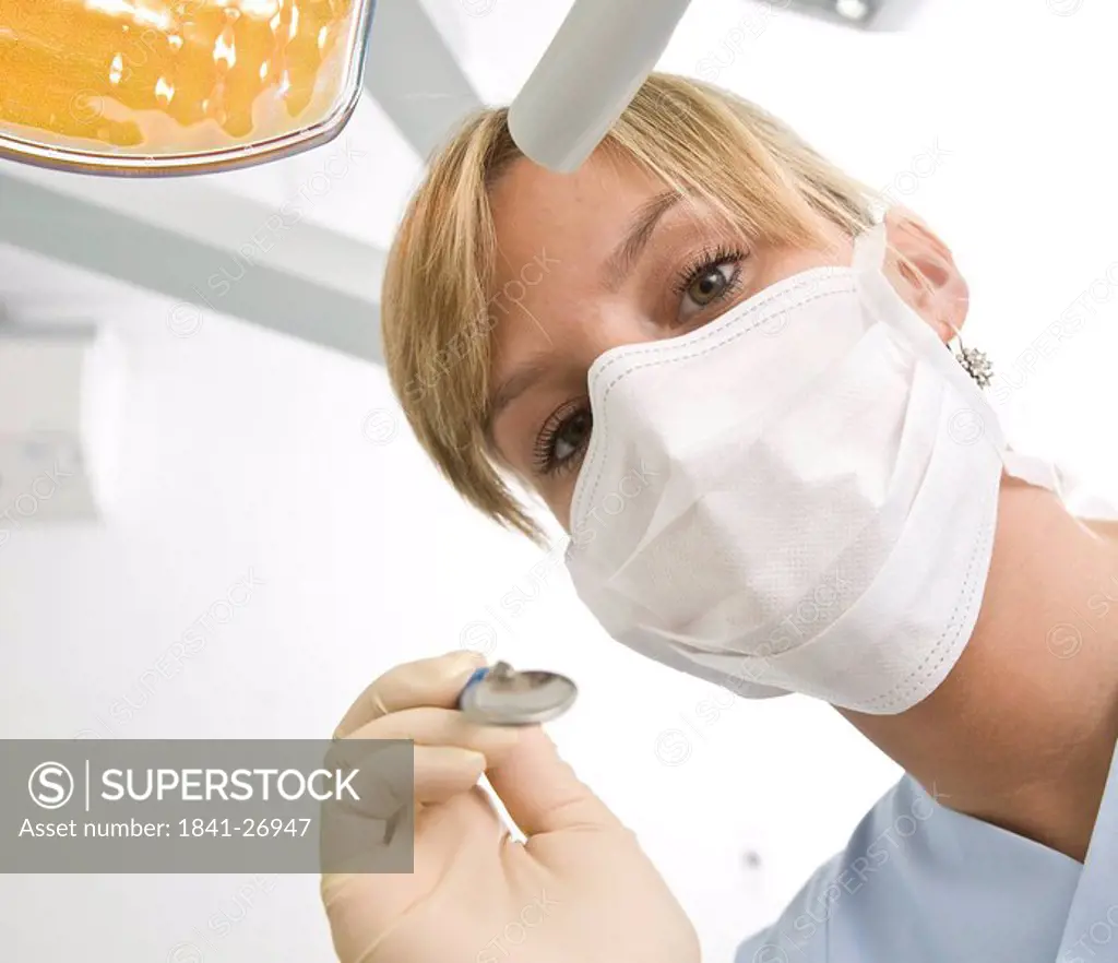 Female dental assistant