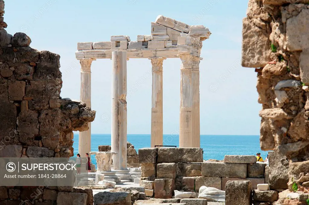 Ruin of the Temple of Apollo, Side, Turkey