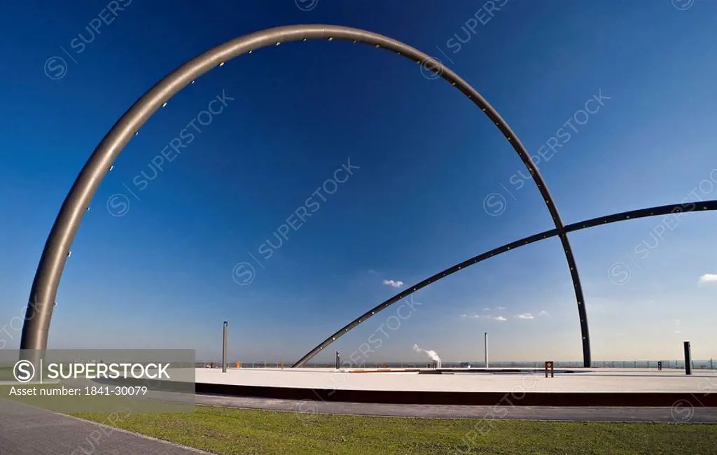 steel arch of the Halde Hoheward, Recklinghausen, Germany