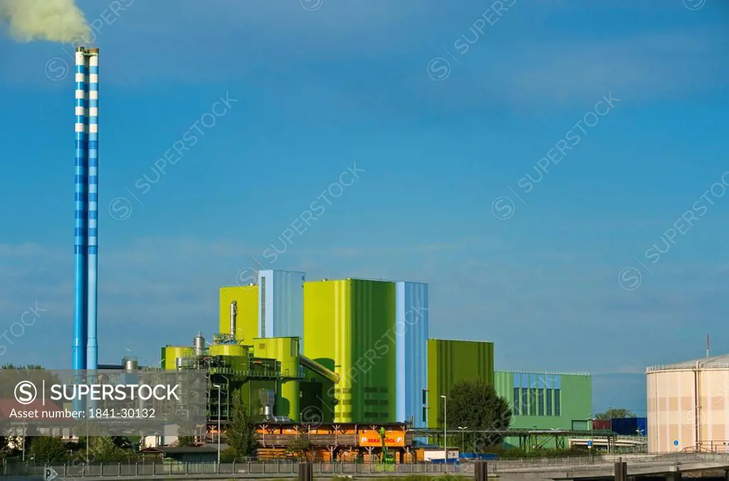 Power plant in Wiesbaden, Germany