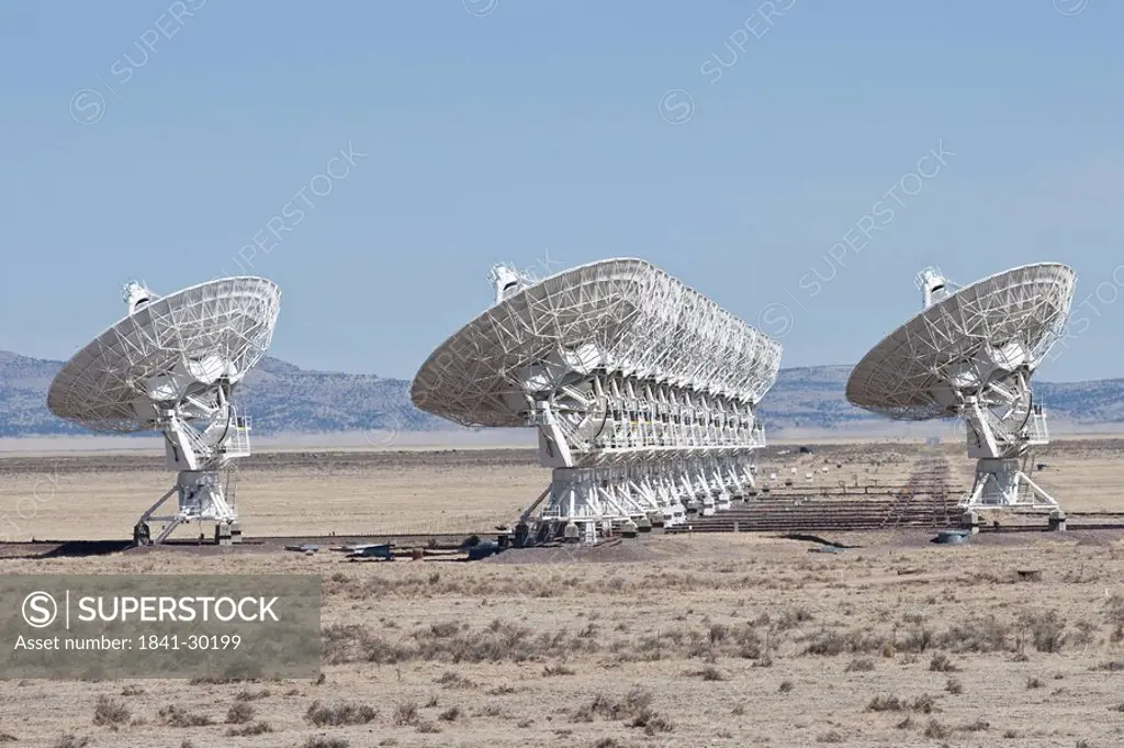 Radio Telescopes in the Very Large Array, New Mexico, USA