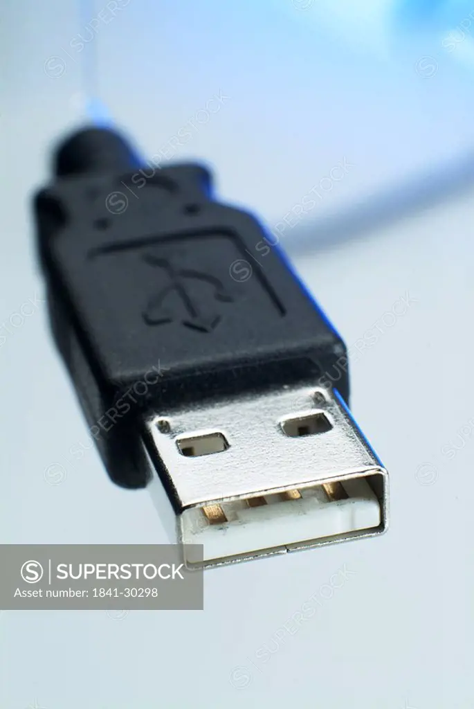 Close_up of USB cable
