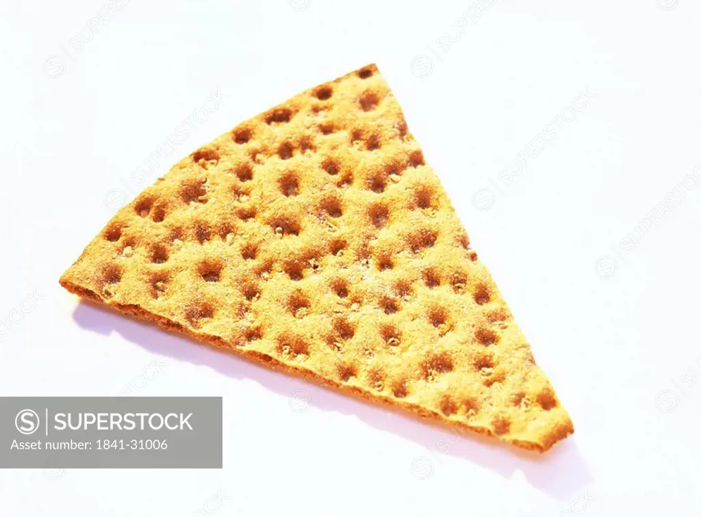 Close_up of slice of crisp bread