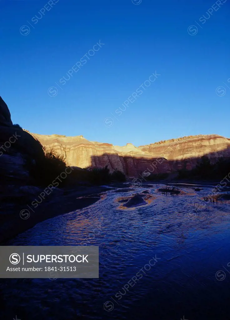 High angle view of a river, Capitol Reef National Park, Utah, USA