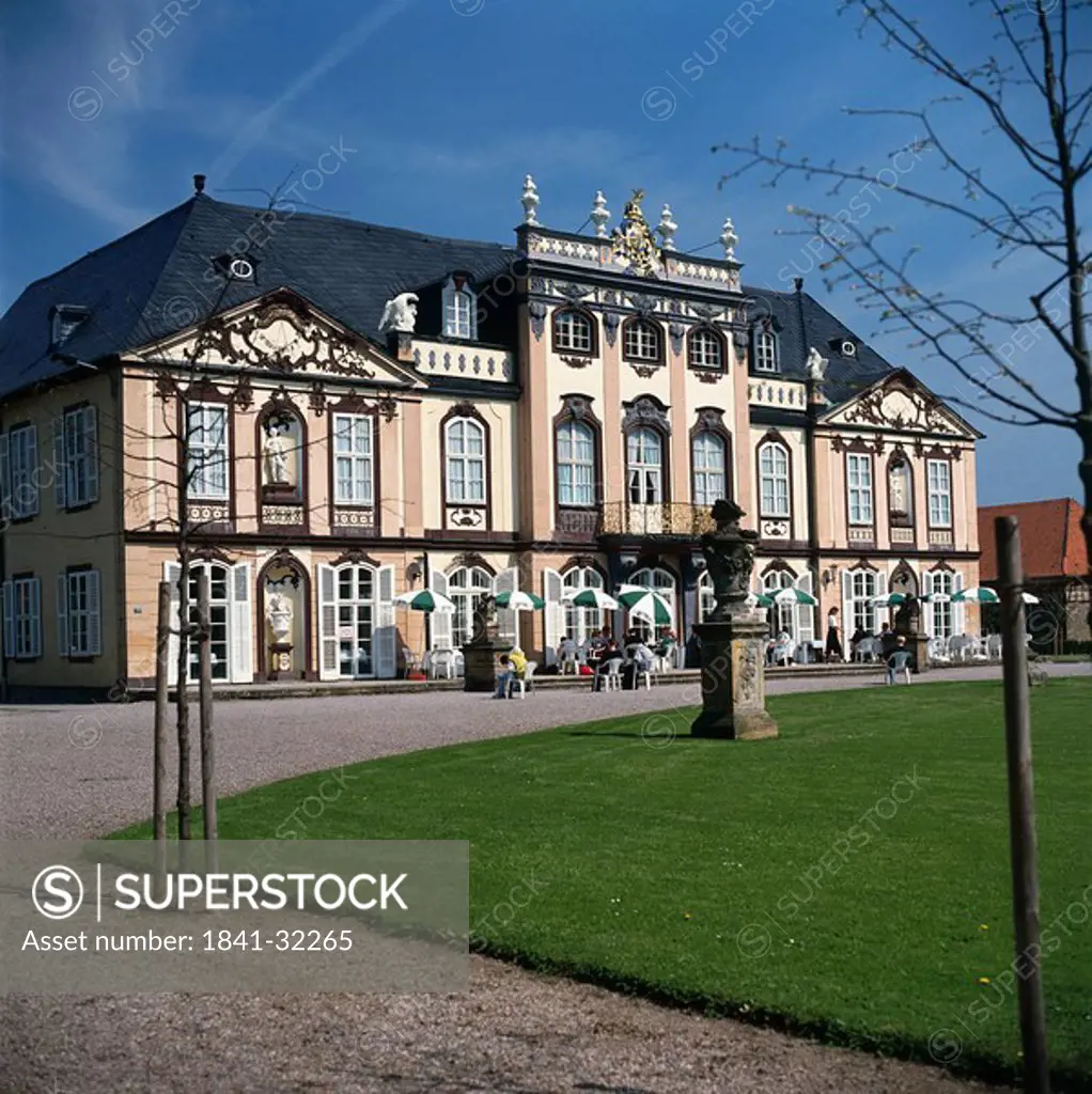 Facade of building, Saxony, Germany