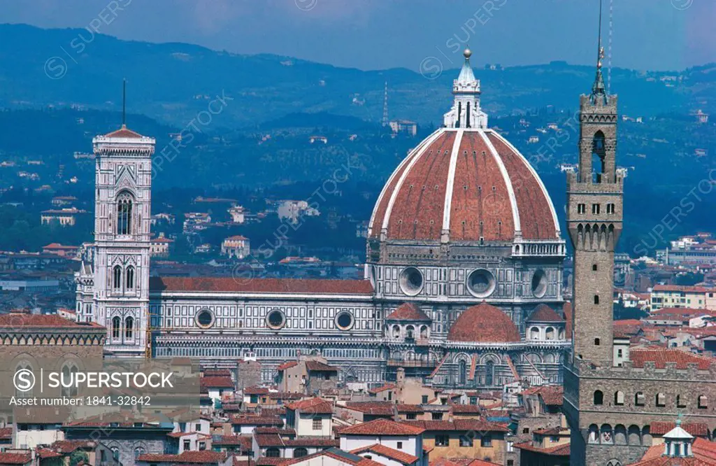 Dome of cathedral, Florence Cathedral, Florence, Tuscany, Italy