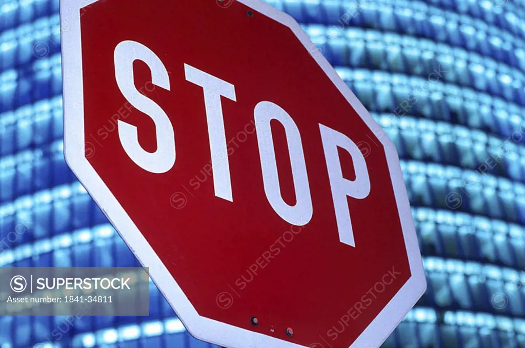 Close_up of stop sign