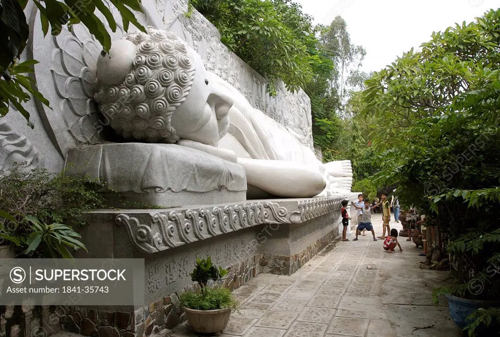 Statue of reclining buddha, Nha Trang, Vietnam