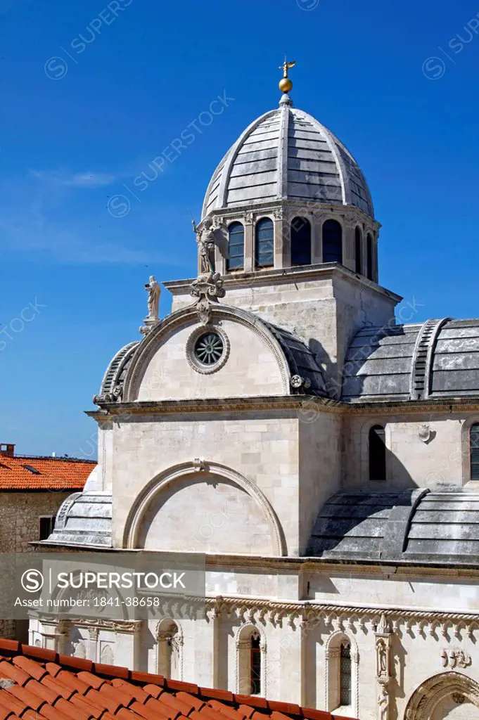 Superstructure and dome of the Sveti Jakov Cathedral, Sibenik, Kroatien