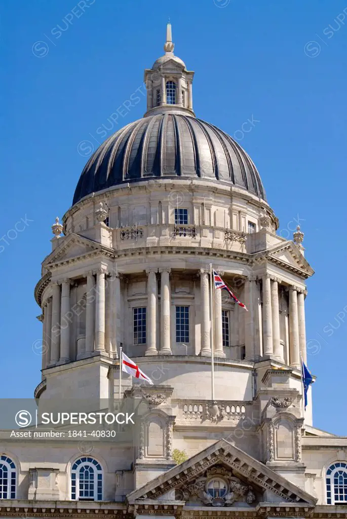 Low angle view of building, Port Of Liverpool Building, Liverpool, Merseyside, North West England, England