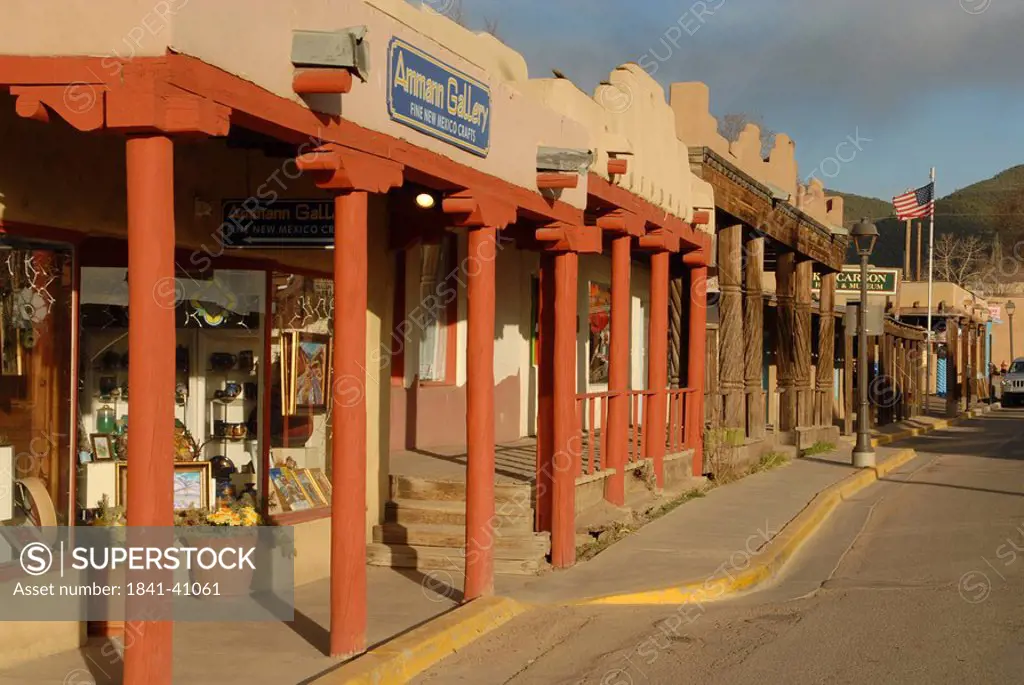 Facade of store, Taos, New Mexico, USA