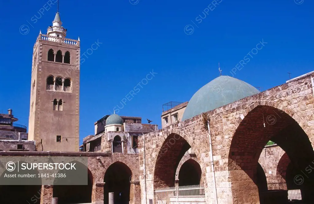Arcades of mosque, Grand Mosque, Tripoli, Lebanon