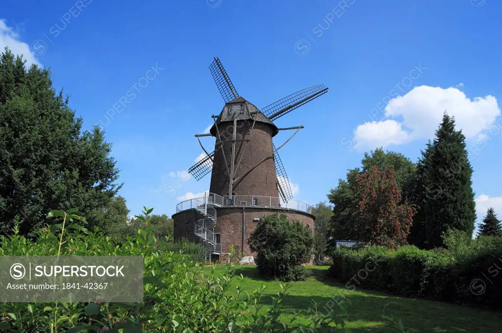 Windmill in Duisburg, Germany