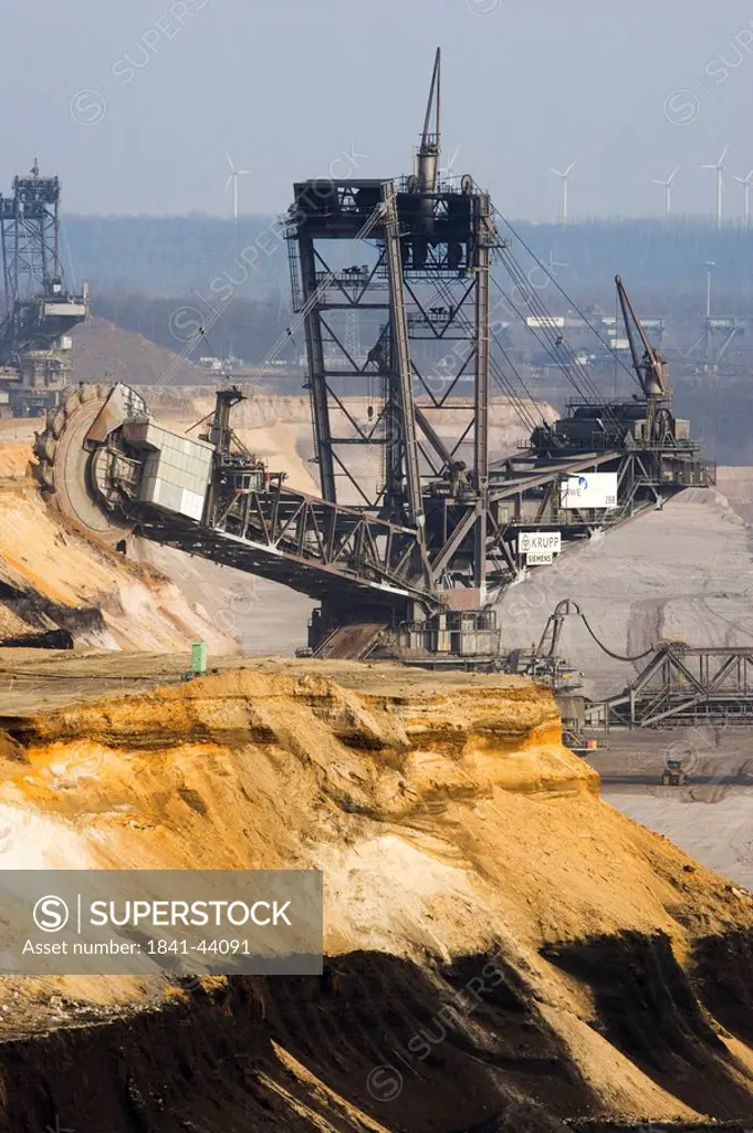 brown coal mining Garzweiler, Germany