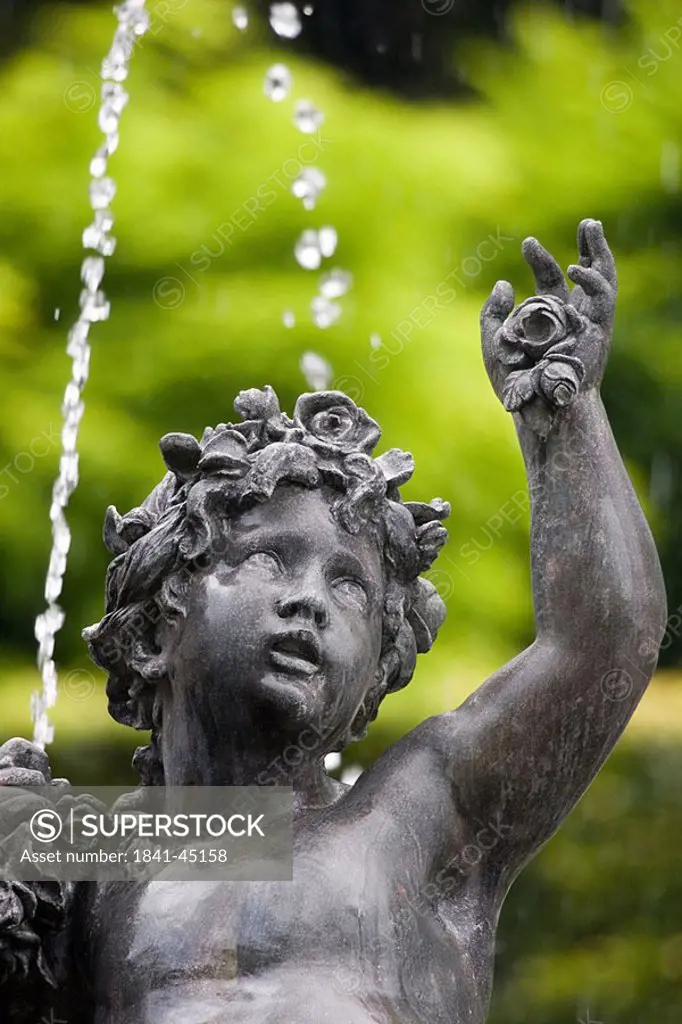 Close_up of fountain