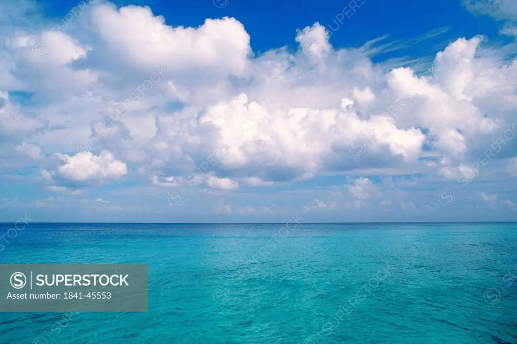 Clouds over sea, Cozumel, Yucatan, Mexico