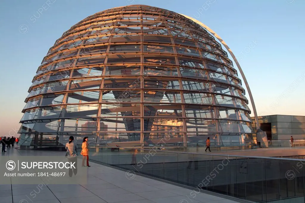 Cupola of government building, The Reichstag, Berlin, Germany