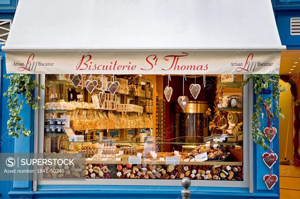 Shop window of a biscuiterie, Strasbourg, France