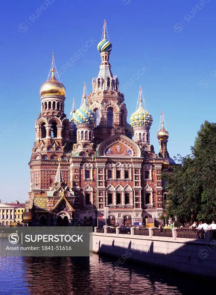Facade of church, St. Petersburg, Russia, Europe